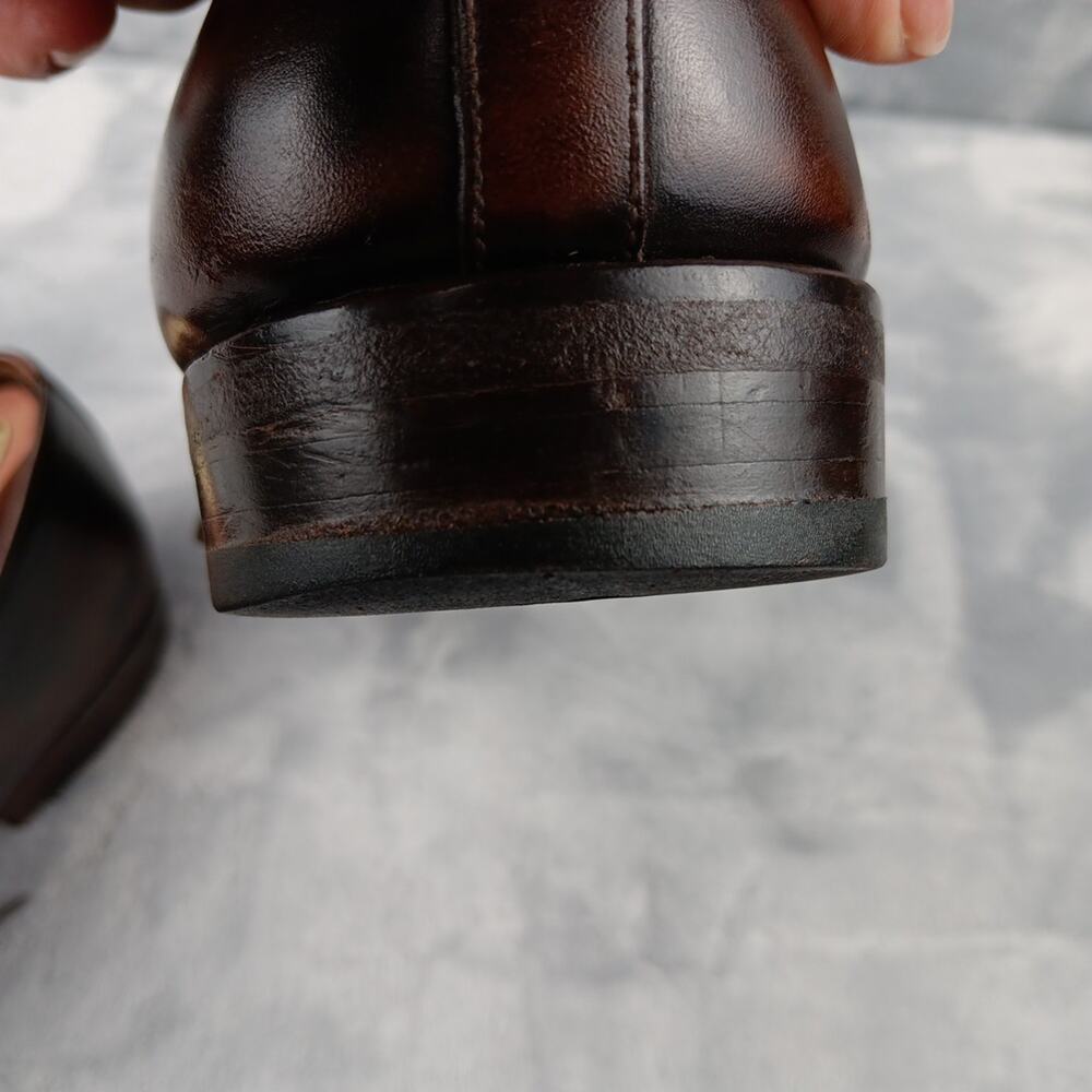 Magnanni Crucero Wholecut Oxford Shoes Men's Size 9.5 M Cognac Leather 18576 - Picture 12 of 16